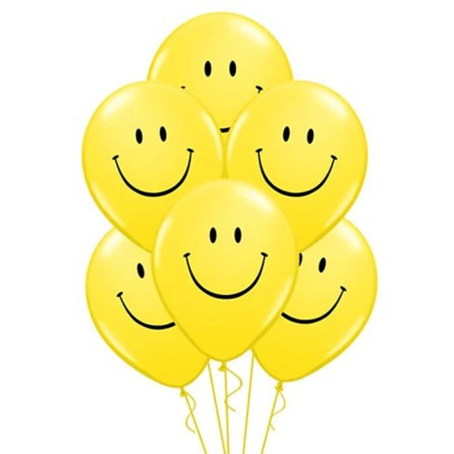 Smiley Face Helium Balloon