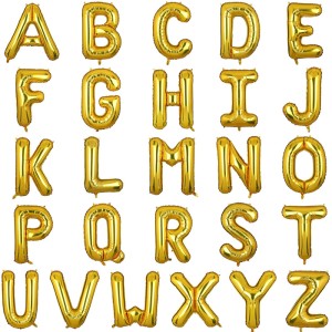 Letter Helium Balloons