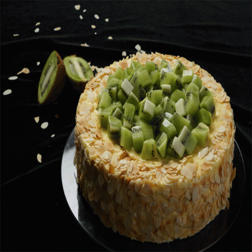 Kiwi Almond Cake